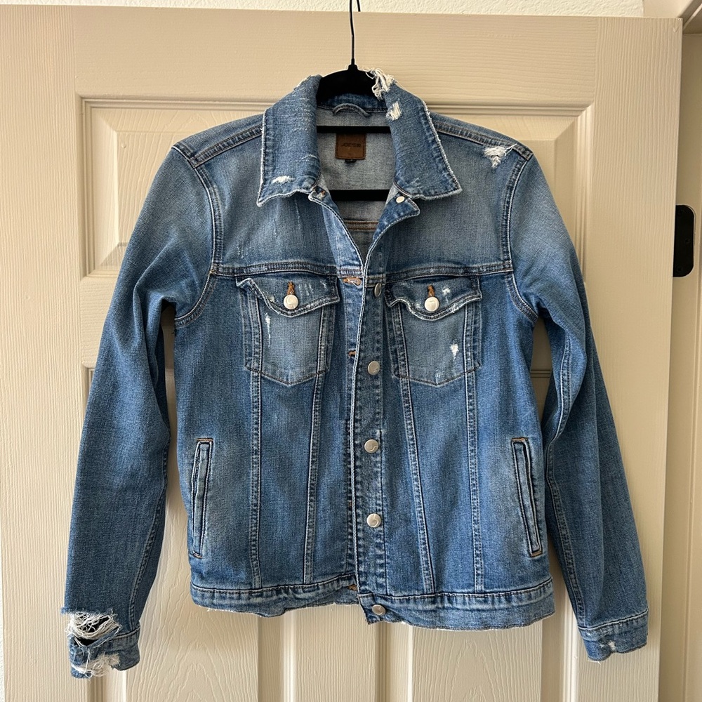 XS Joes Jeans Distressed Denim Jacket